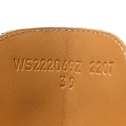 Hermes Glossed Calfskin Funk Ankle Boots 39 Beige Glaise 6 of 8