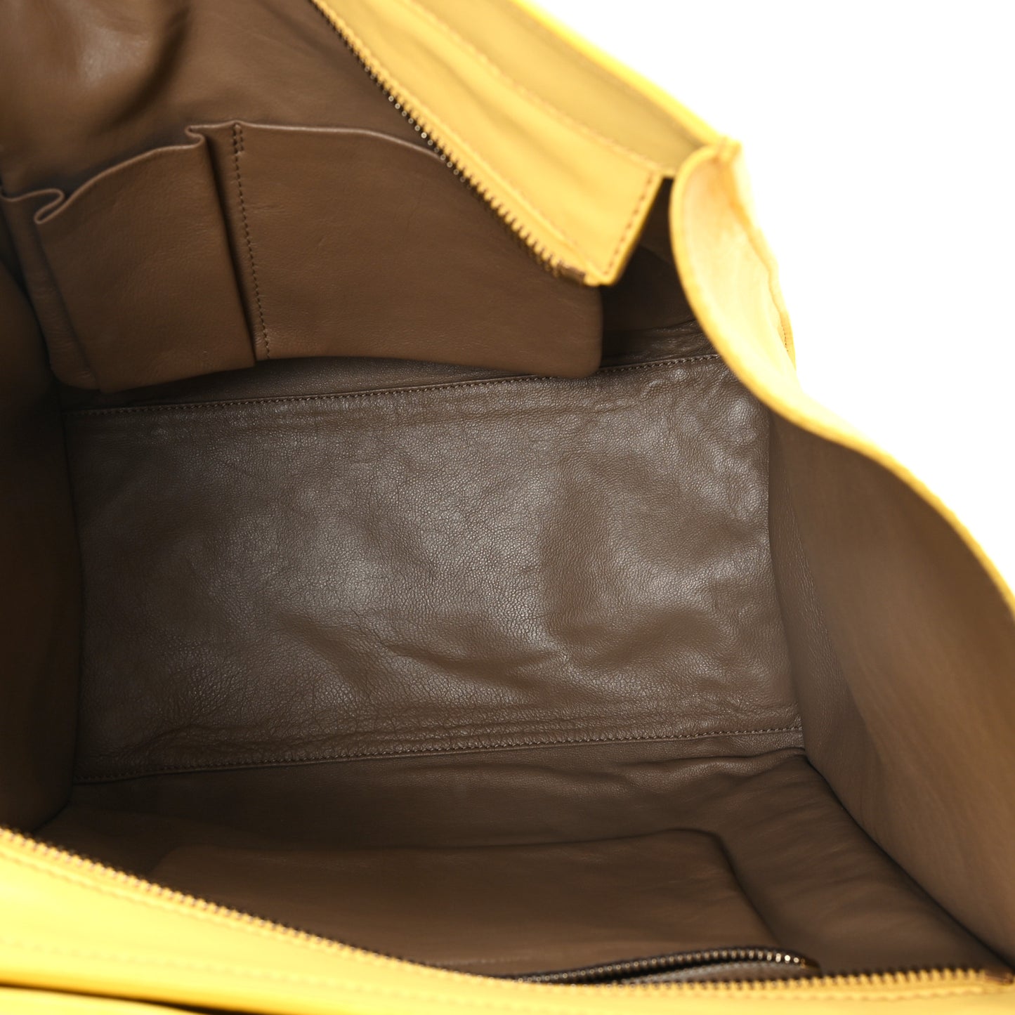 Smooth Calfskin Mini Luggage Citron