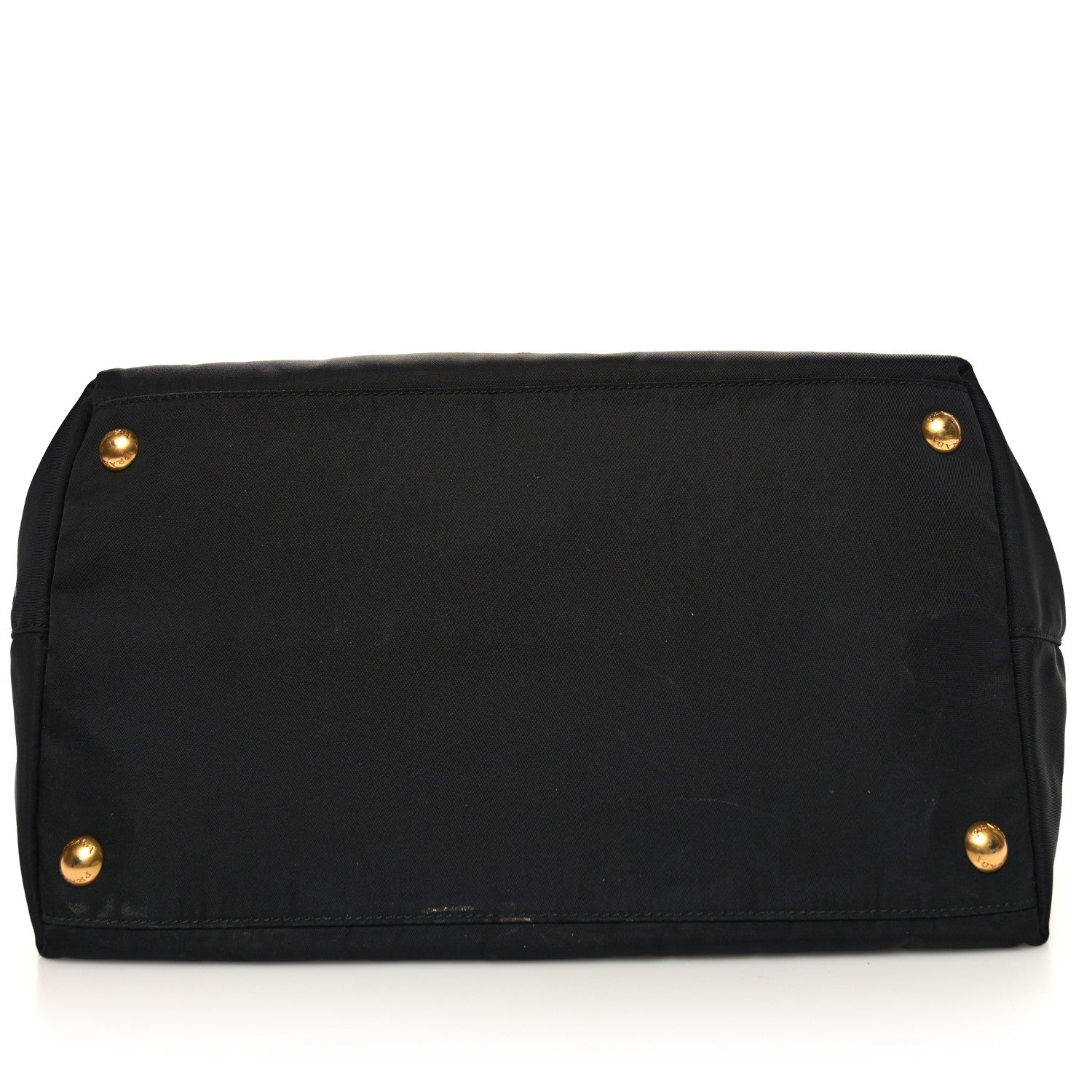 Prada Tessuto Nylon Saffiano Tote Black 10 of 10