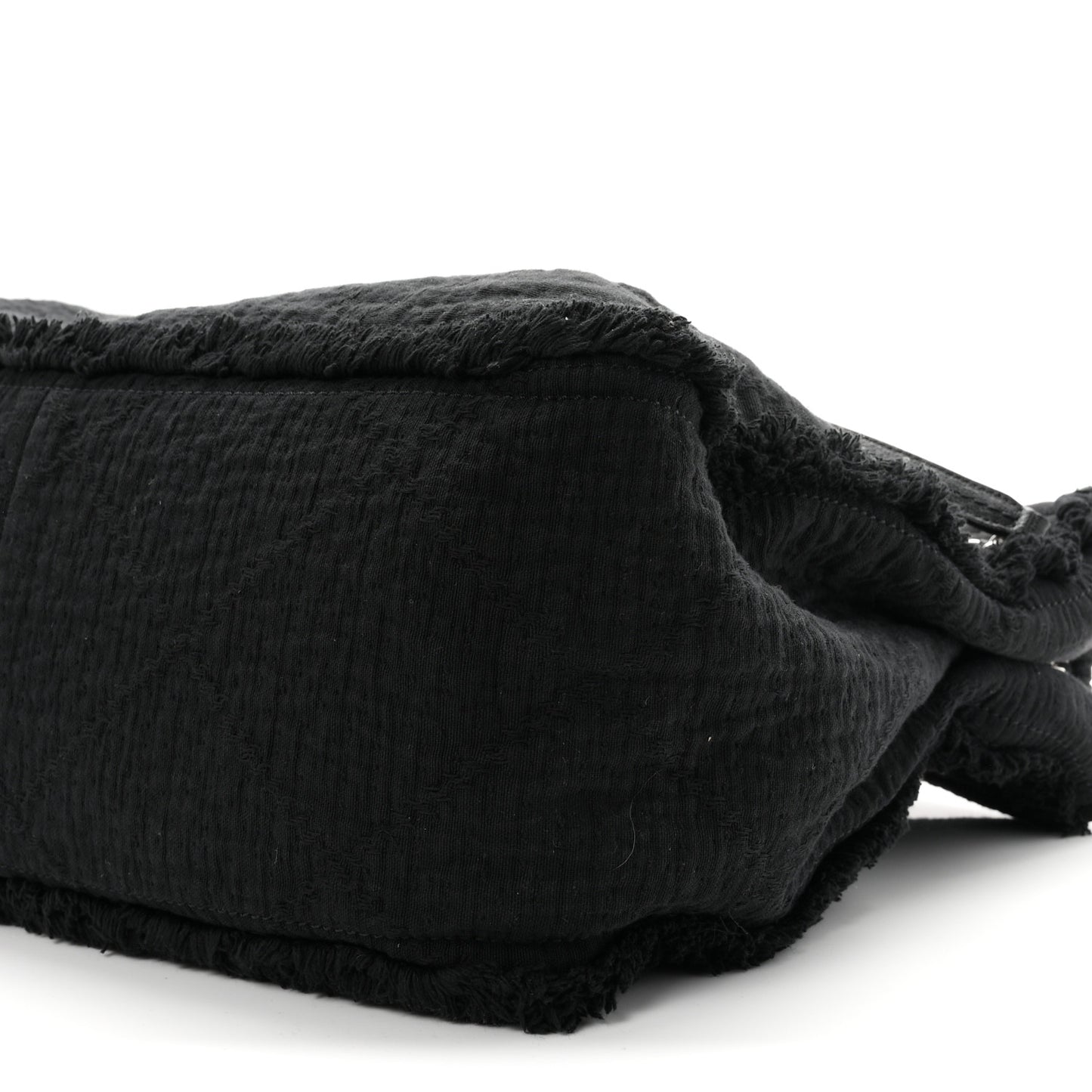 Canvas Extra Large Double Face Shopping Tote Black