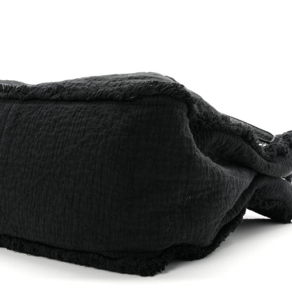 Chanel Canvas Extra Large Double Face Shopping Tote Black 10 of 10