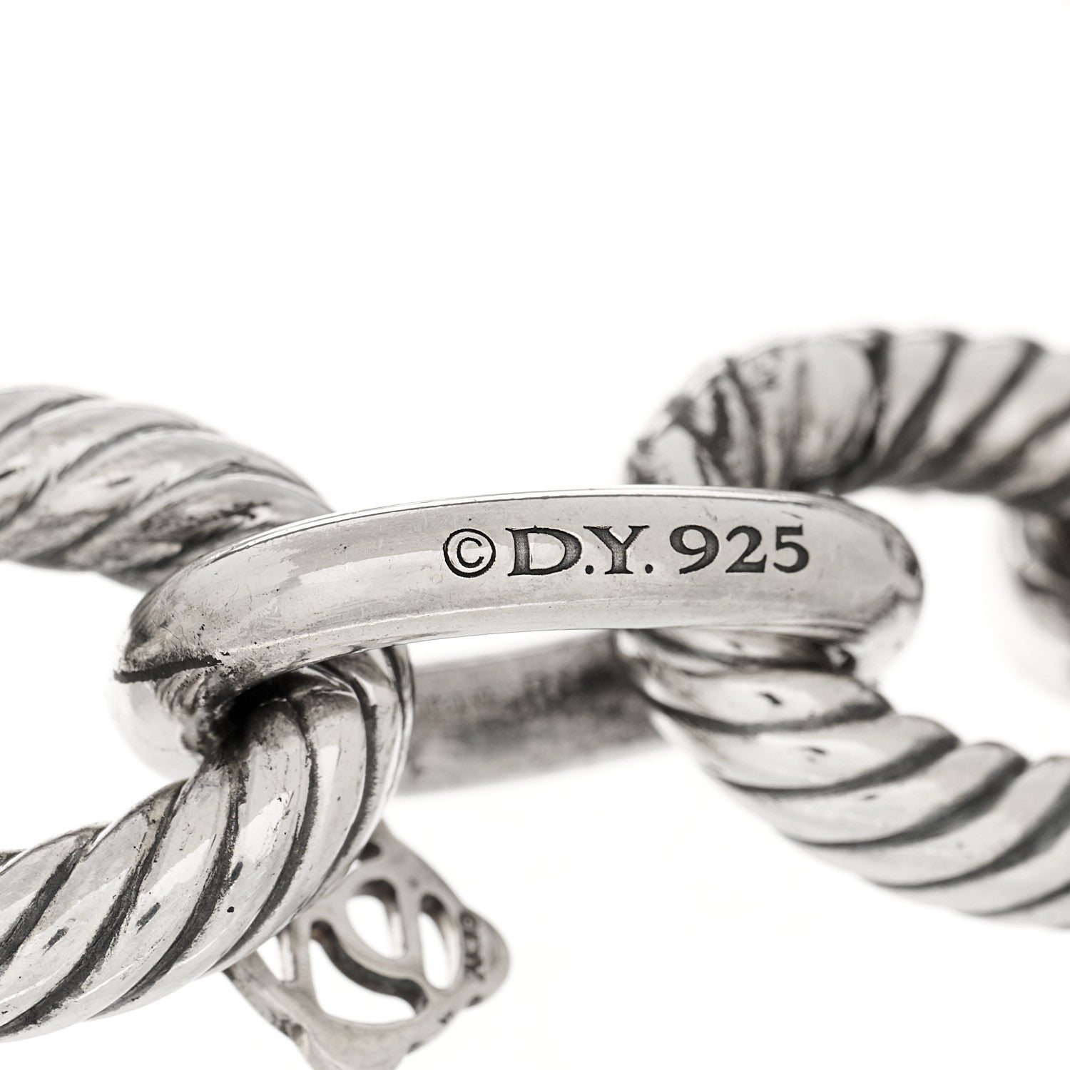 David Yurman Sterling Silver 17mm Extra Large Oval Link Bracelet 4 of 4