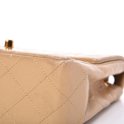 Chanel Lambskin Mini Square Flap Beige 16 of 18