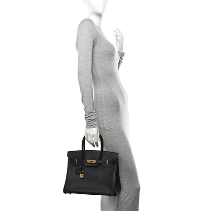 Hermes Epsom Birkin 30 Black 2 of 10