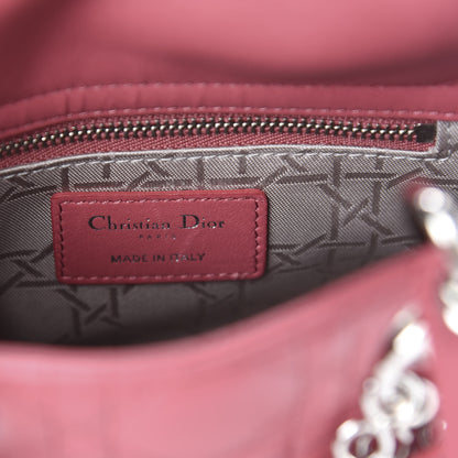 Christian Dior Lambskin Cannage Mini Lady Dior Pink 9 of 10