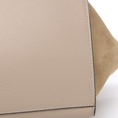 Celine Drummed Calfskin Suede Medium Trapeze Dune 10 of 10