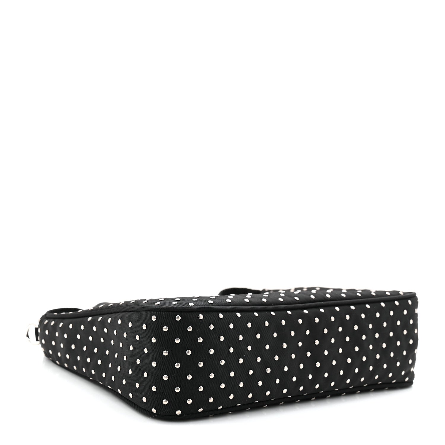 Prada Re-Nylon Vela Studs Mini Re-Edition 2000 Bag Black 4 of 11