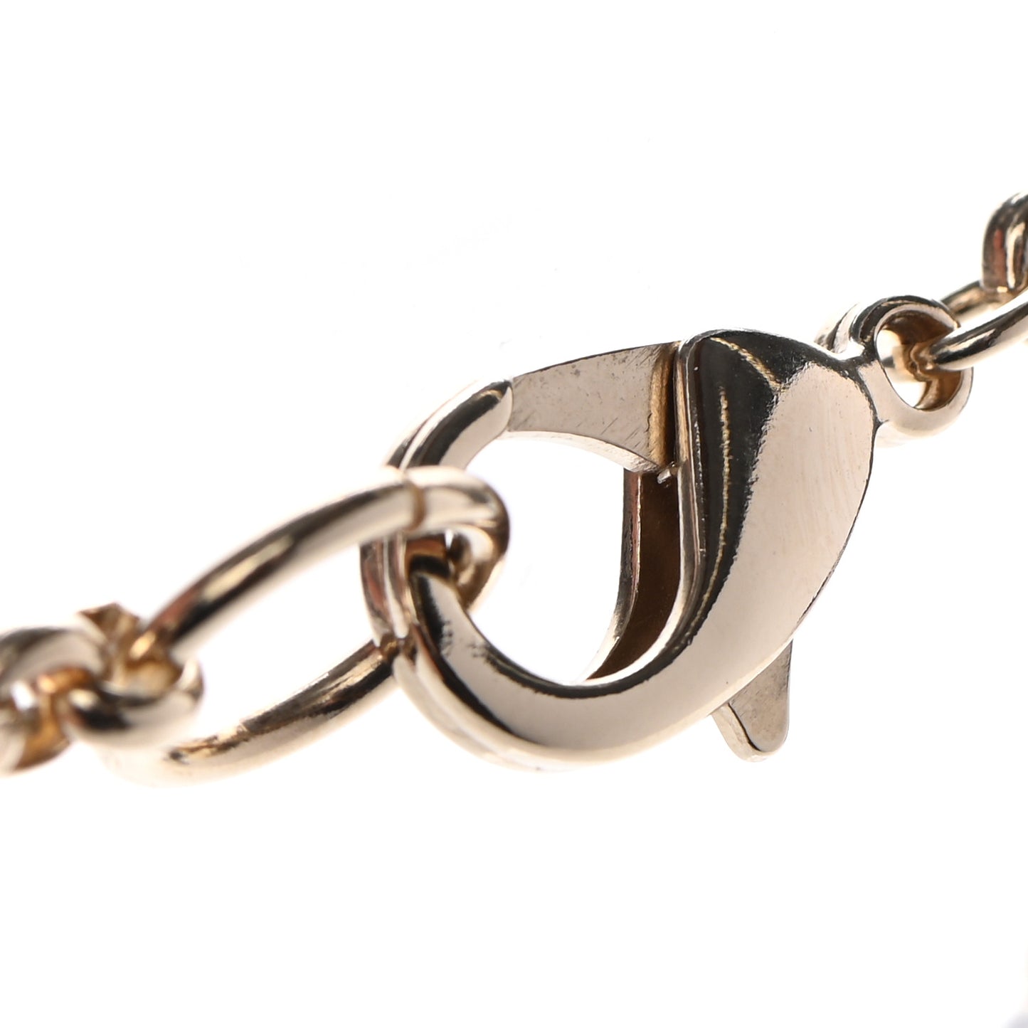 CC Heart Chain Pendant Necklace Gold