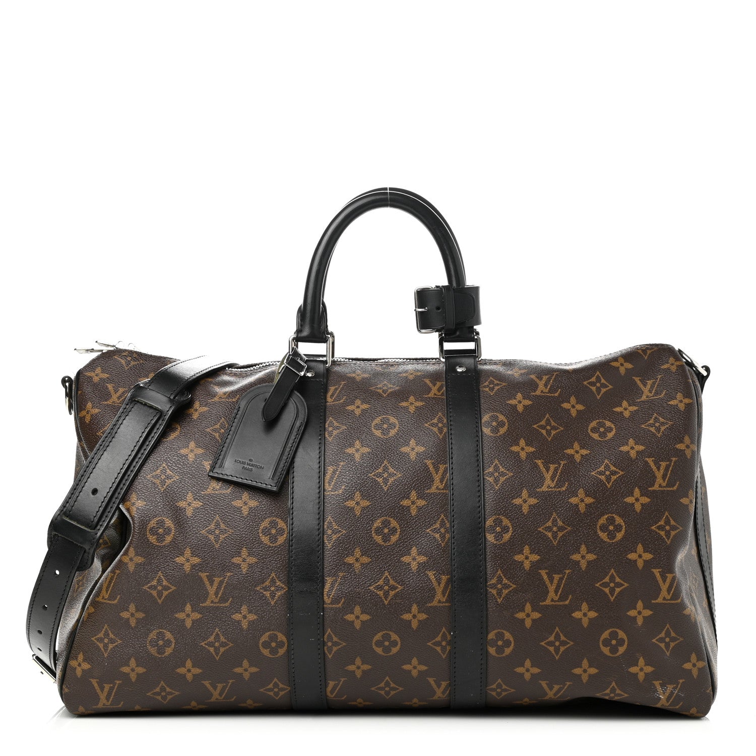 Louis Vuitton Monogram Macassar Keepall Bandouliere 45 1 of 12