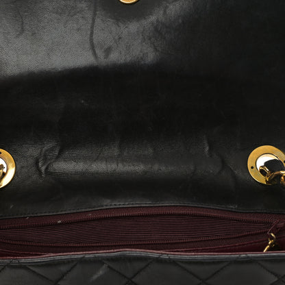 Chanel Lambskin Quilted Mini Square Flap Bag Black 10 of 10
