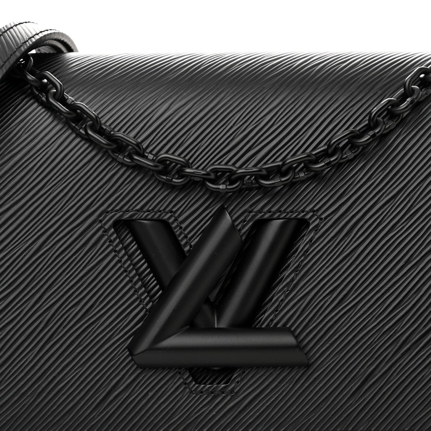 Epi Twist Shoulder Bag MM Matte Black