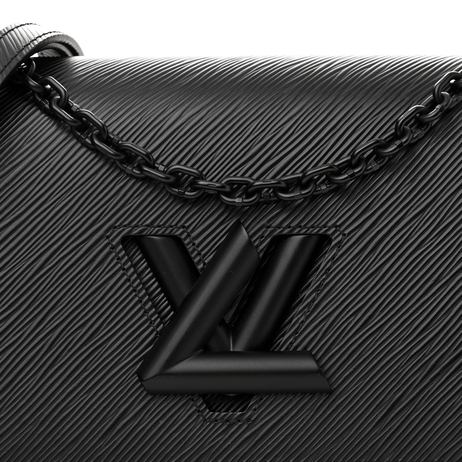 Louis Vuitton Epi Twist Shoulder Bag MM Matte Black 8 of 12