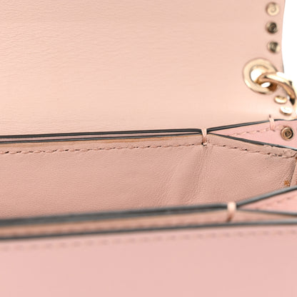 Valentino Garavani Vitello Rockstud Cabana Shoulder Bag Water Rose 14 of 18