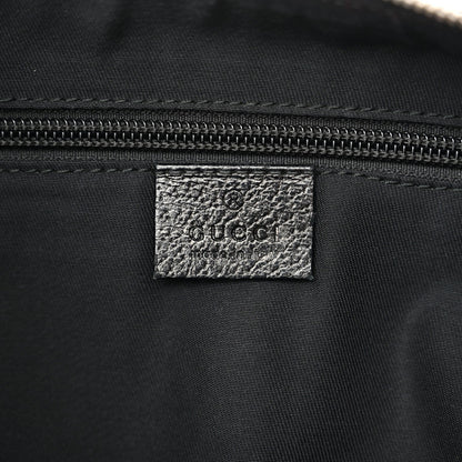 Gucci Monogram Medium Half Moon Hobo Black 6 of 10