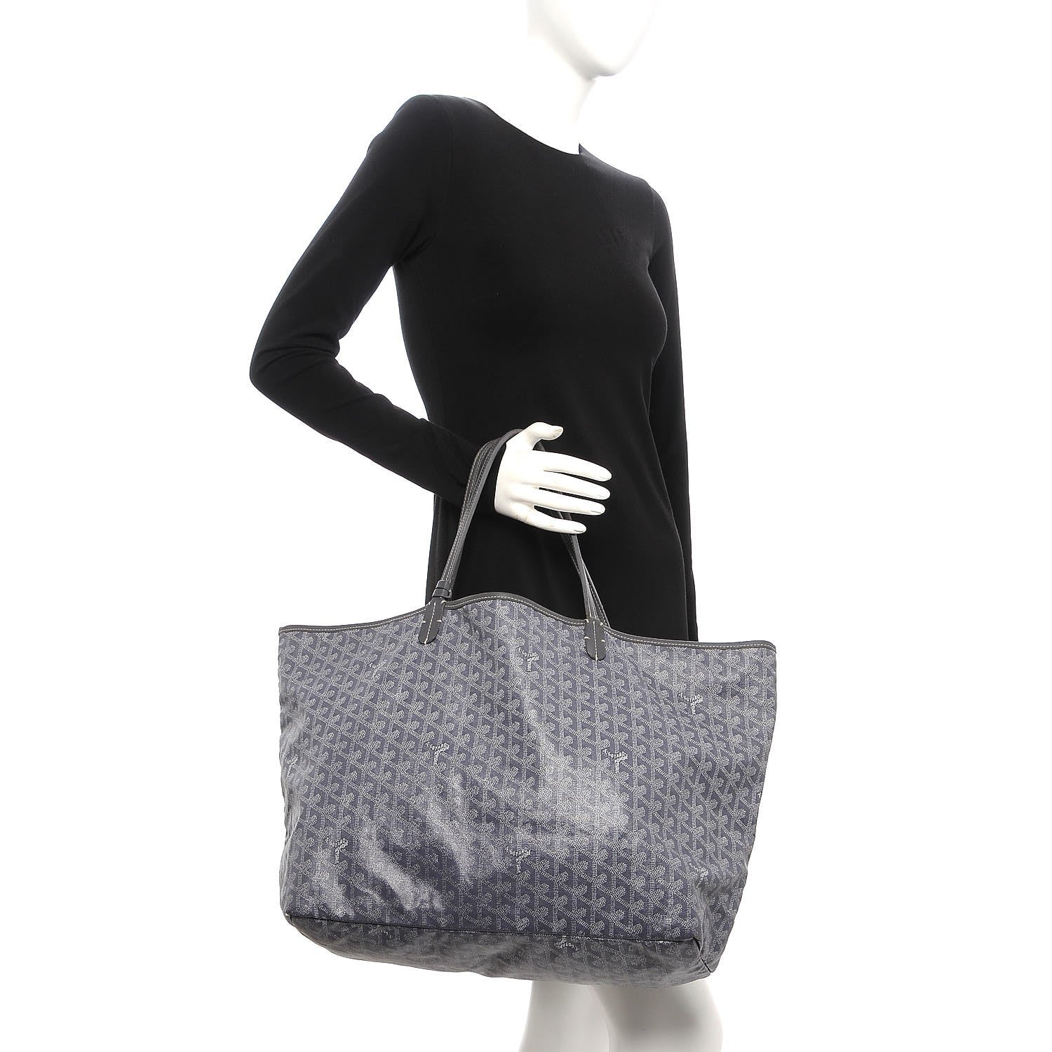 Goyard Goyardine Saint Louis GM Grey 2 of 26