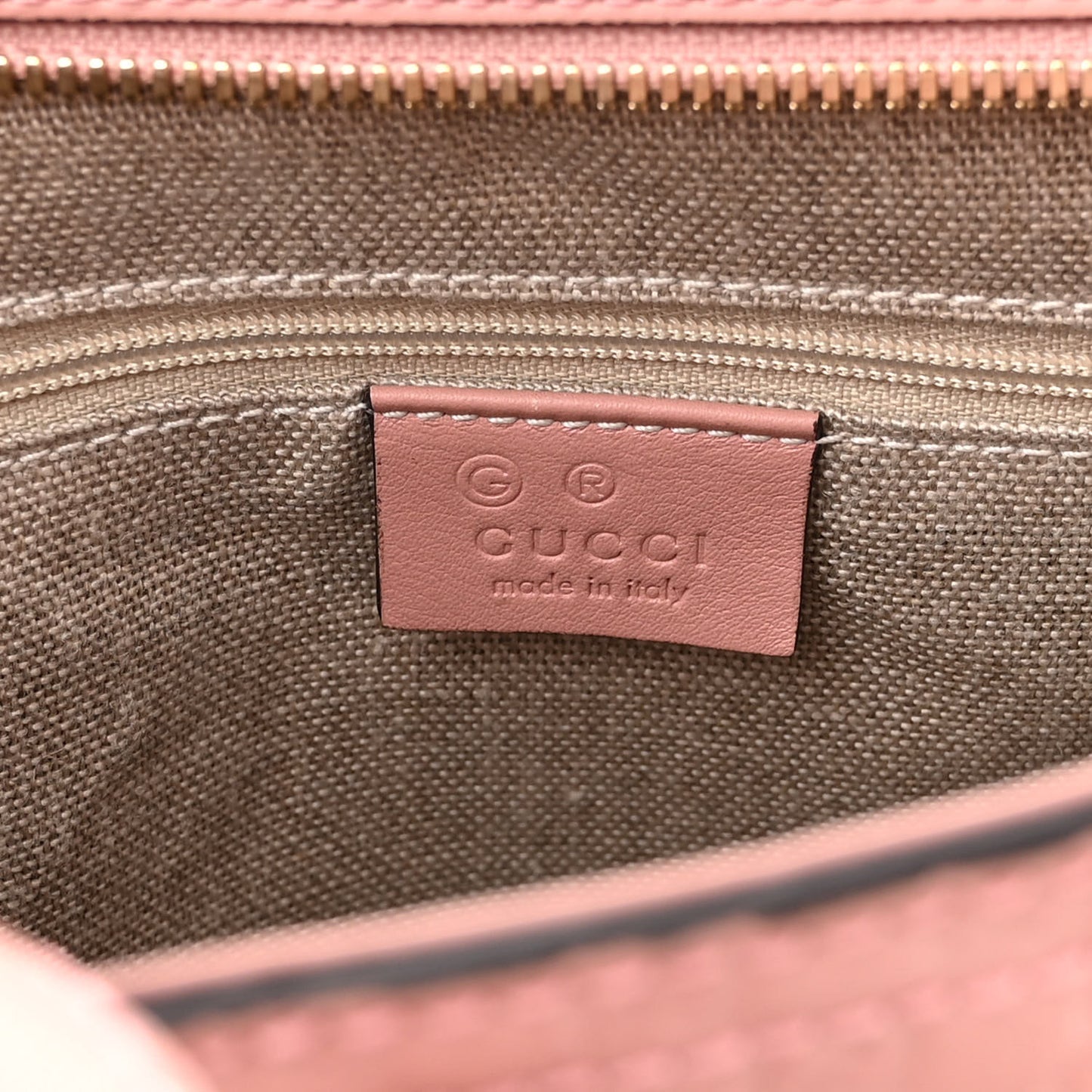 Microguccissima Small Bree Tote Soft Pink