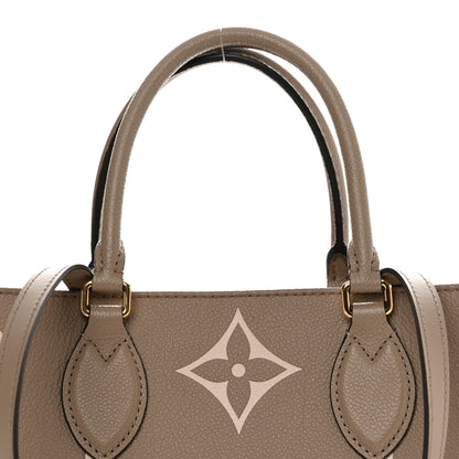 Louis Vuitton Empreinte Monogram Giant Onthego MM Tourterelle Creme 7 of 13