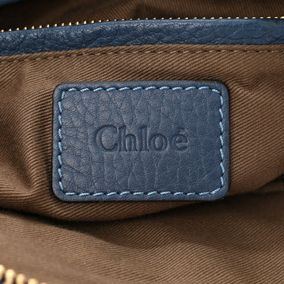 Chloe Calfskin Medium Marcie Satchel Royal Navy 6 of 11