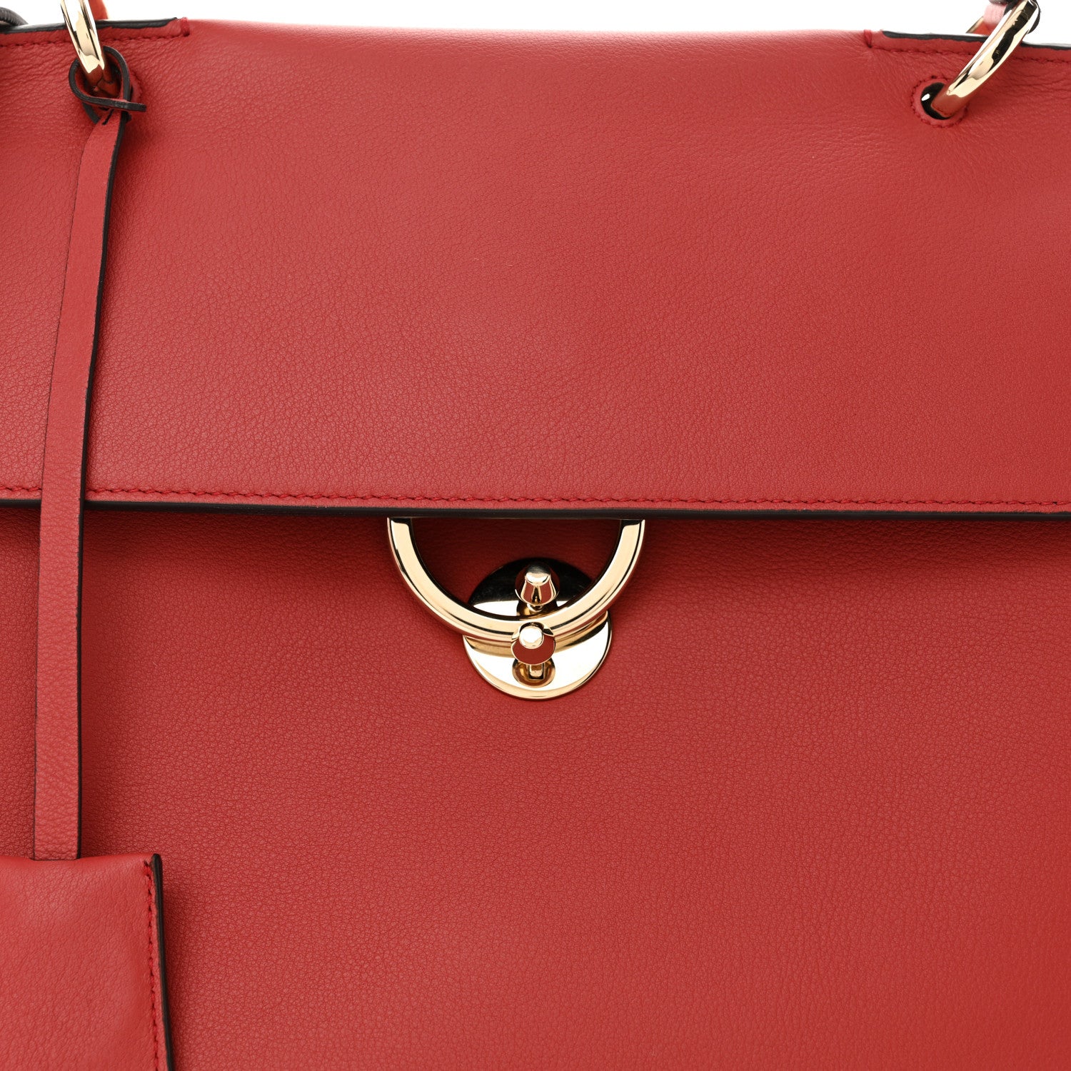 Salvatore Ferragamo Calfskin Jet Set Top Handle Bag Brick 8 of 10