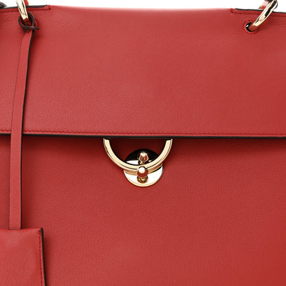 Salvatore Ferragamo Calfskin Jet Set Top Handle Bag Brick 8 of 10