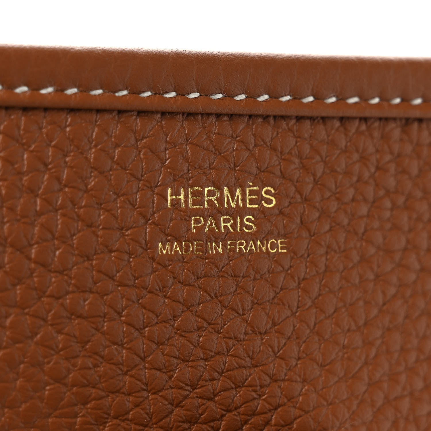 Hermes Taurillon Clemence Evelyne III PM Gold 6 of 9