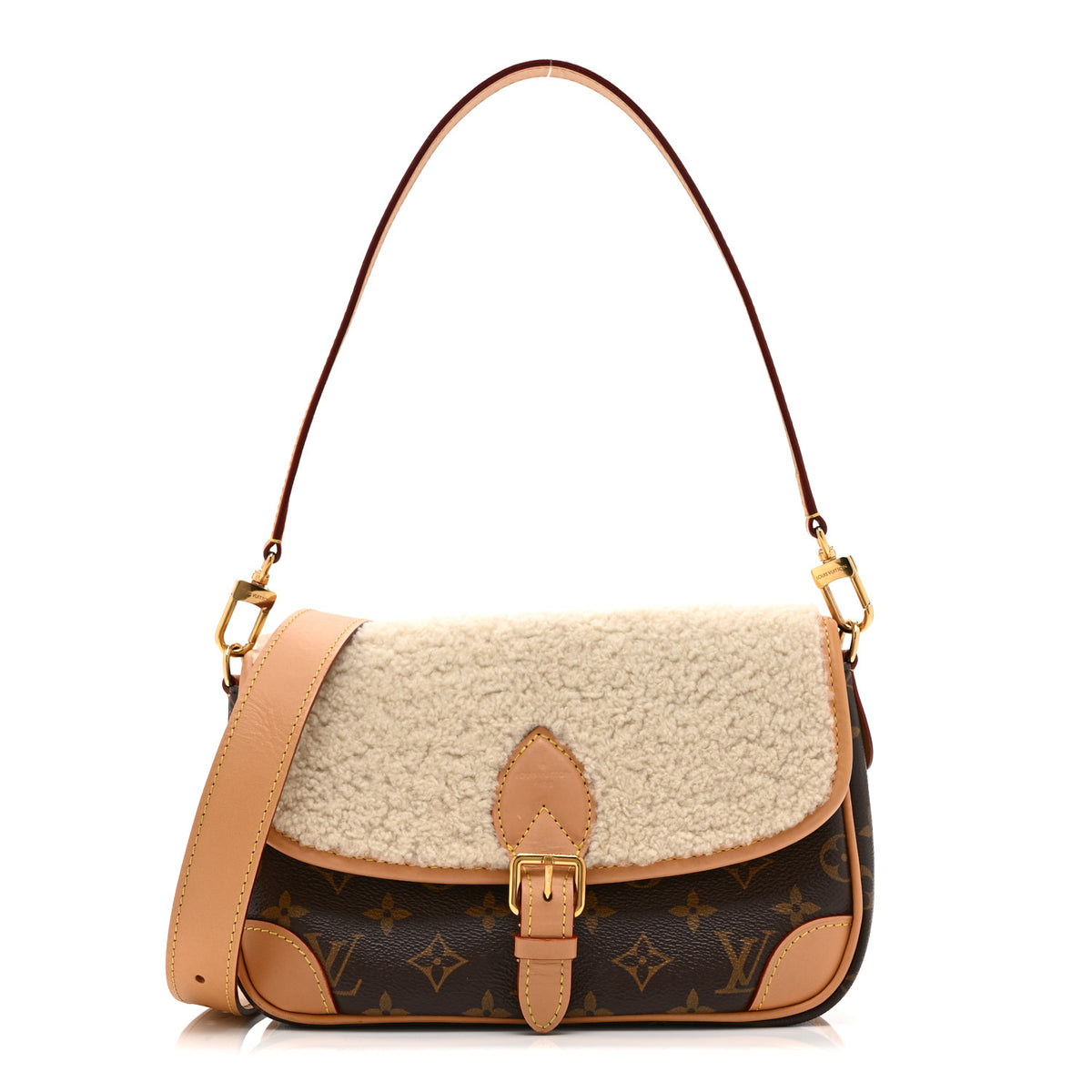 Louis Vuitton Monogram Shearling Diane NM 1 of 9