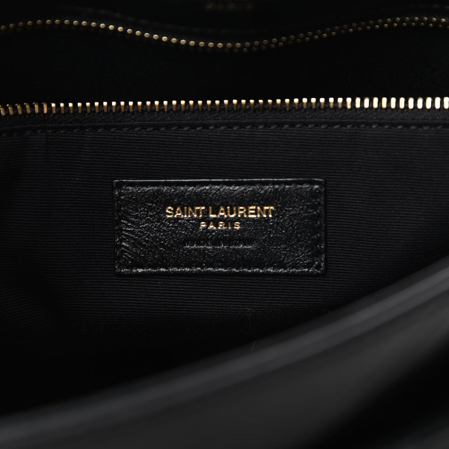Lambskin Matelasse Monogram Medium Niki Chain Satchel Black