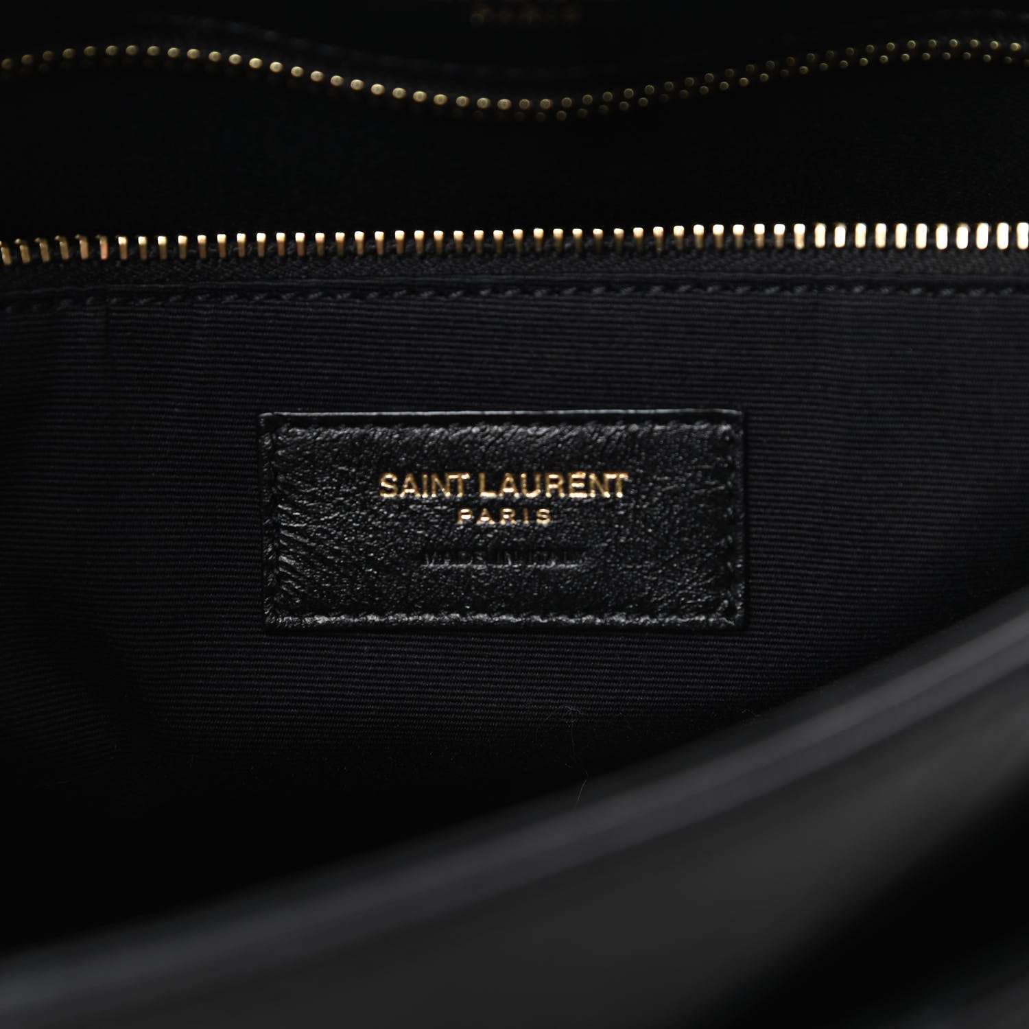 Saint Laurent Lambskin Matelasse Monogram Medium Niki Chain Satchel Black 6 of 15