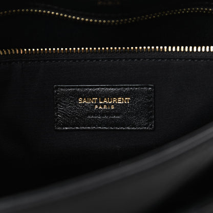 Saint Laurent Lambskin Matelasse Monogram Medium Niki Chain Satchel Black 6 of 15