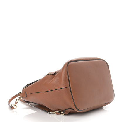 Chloe Suede Calfskin Medium Faye Backpack Tan 4 of 13