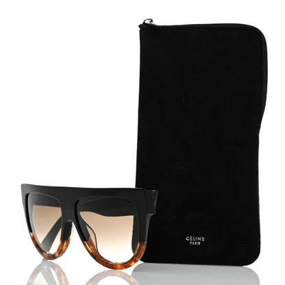 Celine Shadow Sunglasses CL 41026/S Black Havana 7 of 7