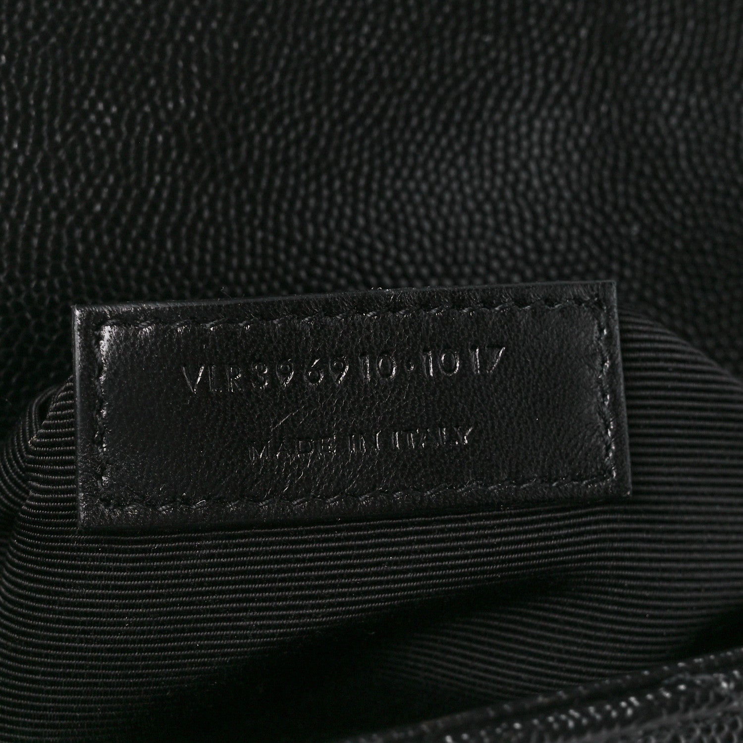 Saint Laurent Grain De Poudre Matelasse Chevron Large Monogram Satchel Black 8 of 13