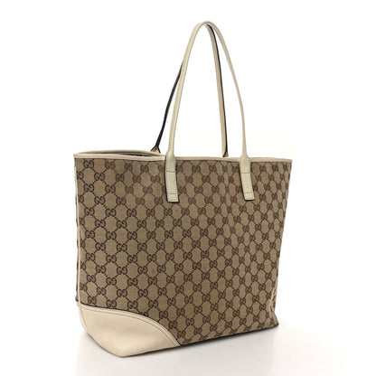 Gucci Monogram Large New Britt Tote Off White 3 of 11