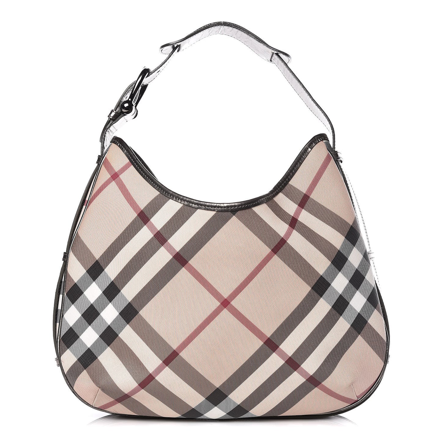 Patent Supernova Check Medium Barton Hobo Dark Nickel