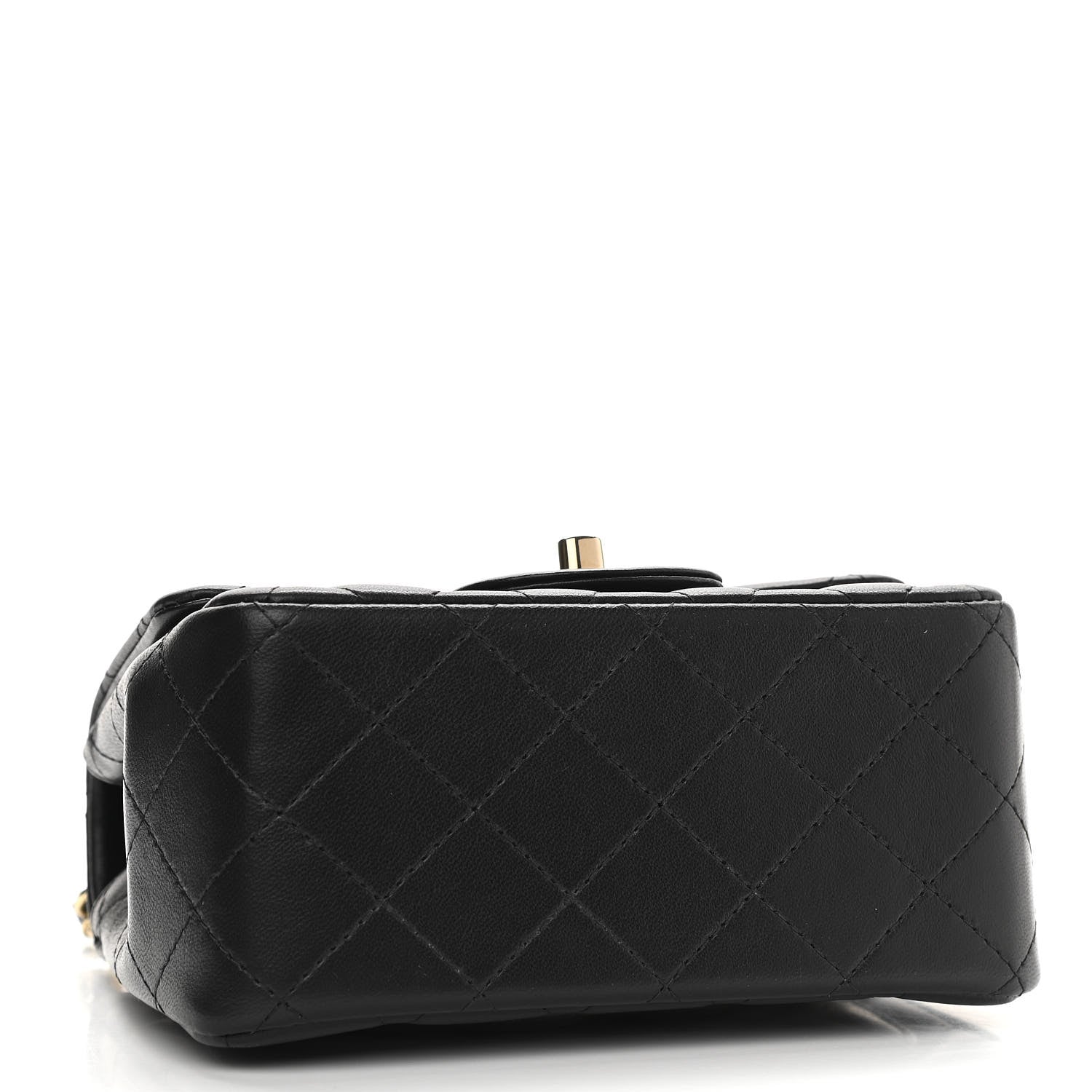 Chanel Lambskin Quilted Mini Square Flap Black 4 of 11