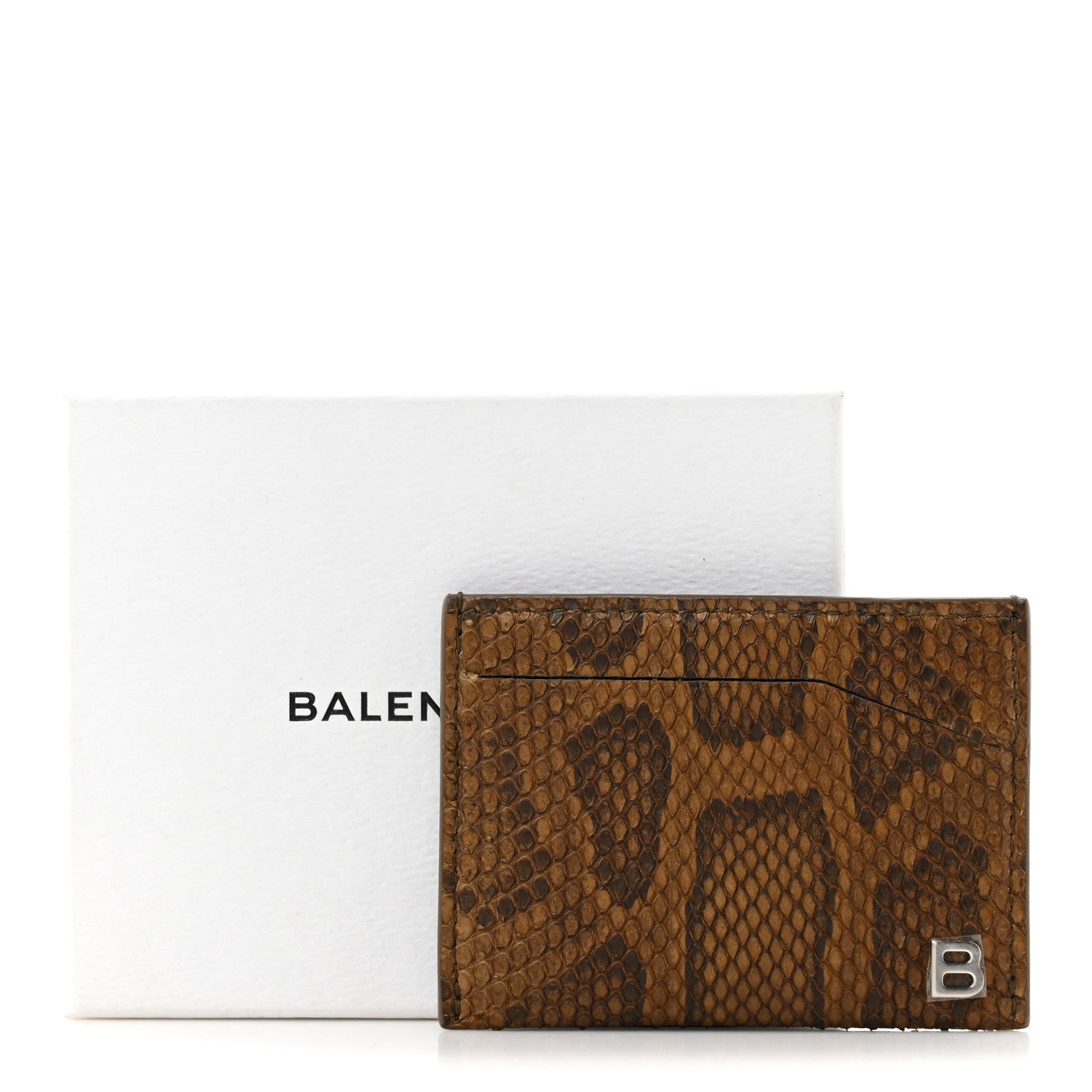 Balenciaga Snakeskin Card Holder Black 11 of 11