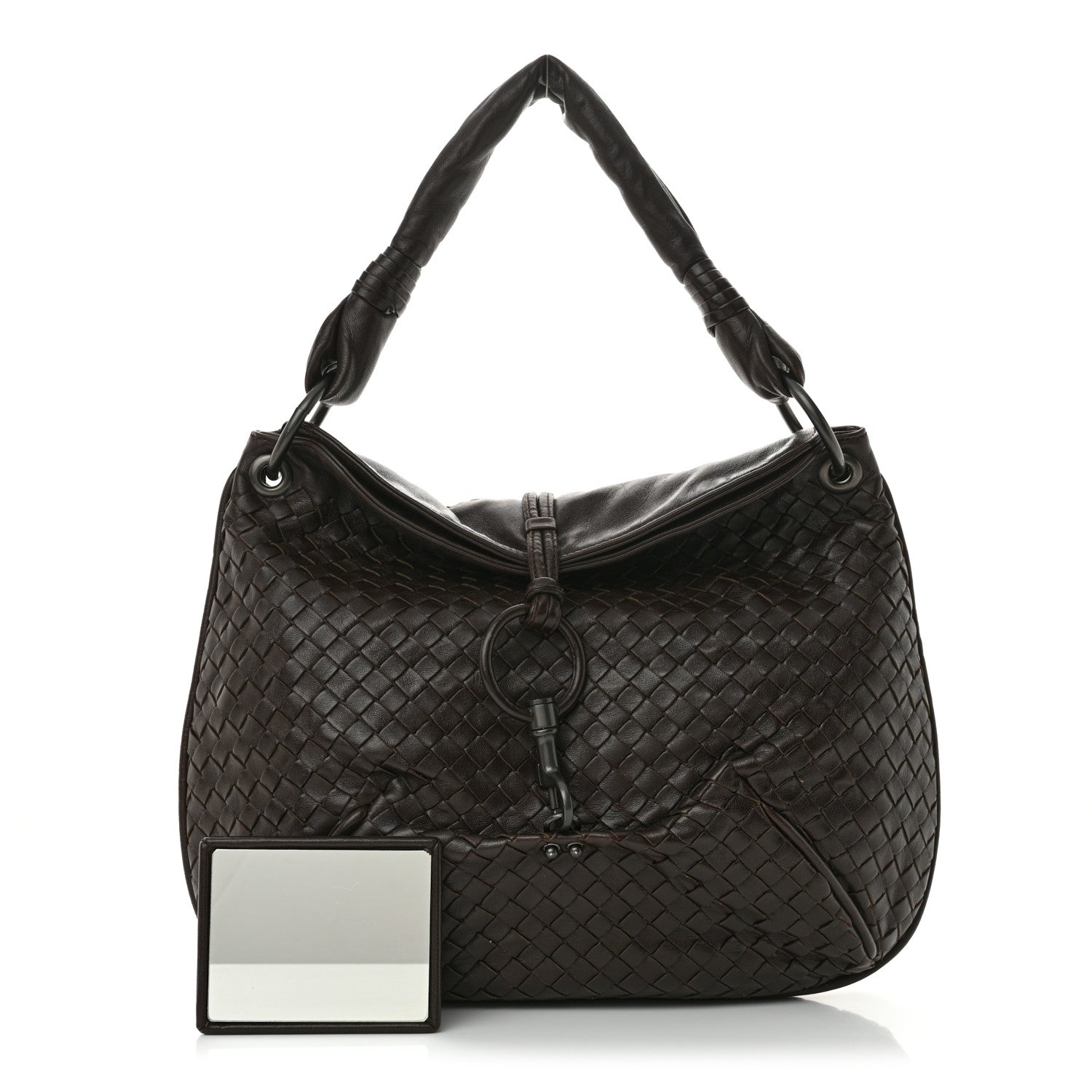 Bottega Veneta VENETA Nappa Intrecciato Hobo Ebano 3 of 13