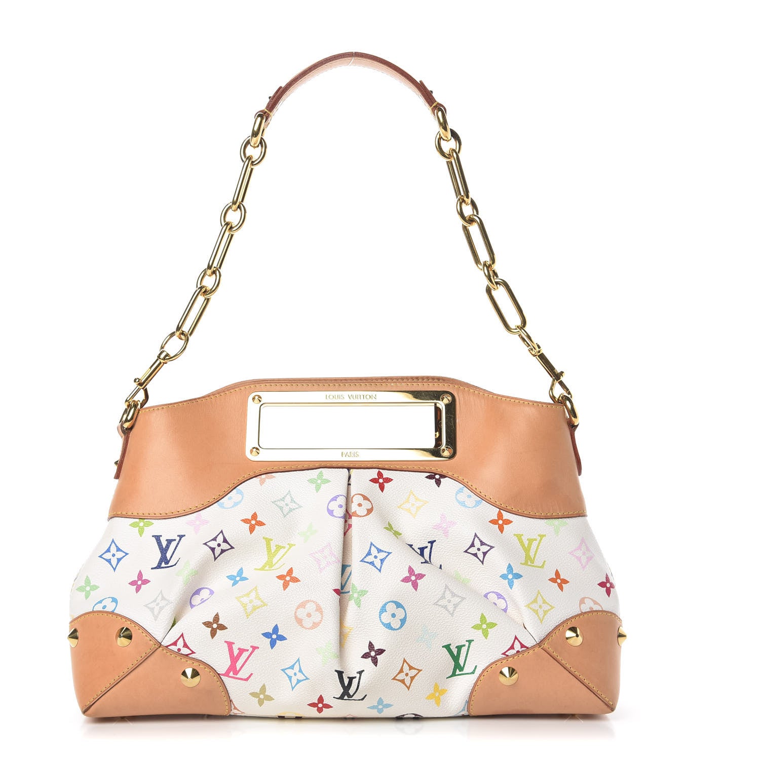 Louis Vuitton Monogram Multicolor Judy MM White 1 of 13