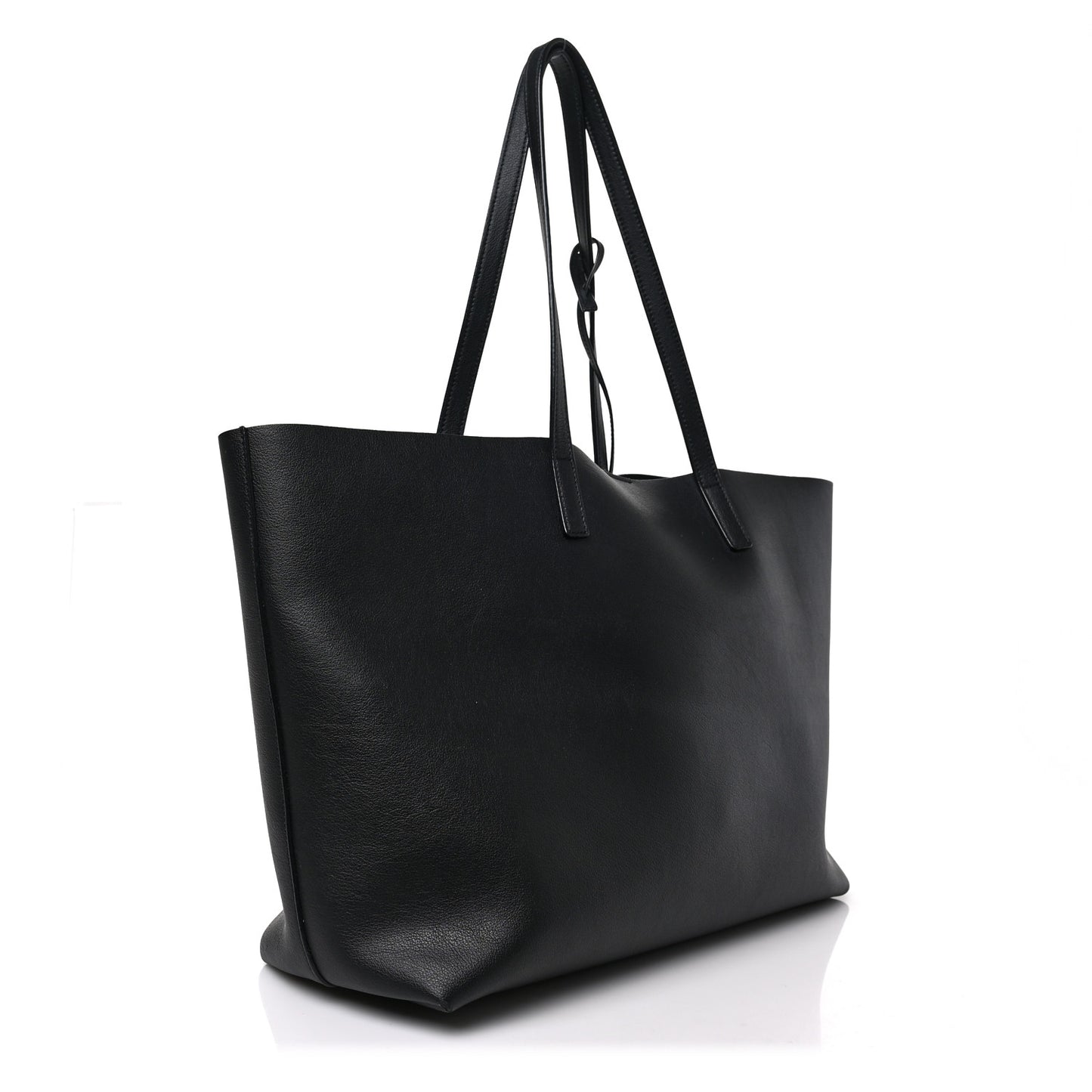 Calfskin Large Shopping Tote Black