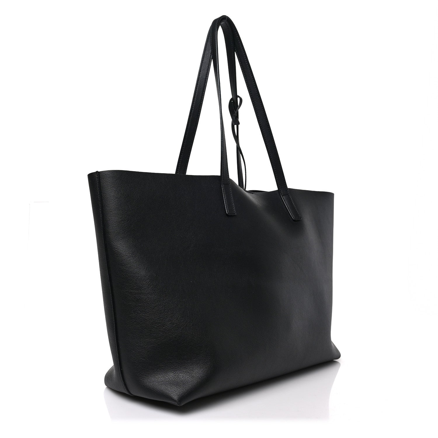 Saint Laurent Calfskin Large Shopping Tote Black 3 of 8