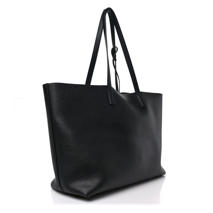 Saint Laurent Calfskin Large Shopping Tote Black 3 of 8