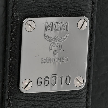 MCM Visetos Medium Liz Reversible Shopper Tote Black 10 of 17