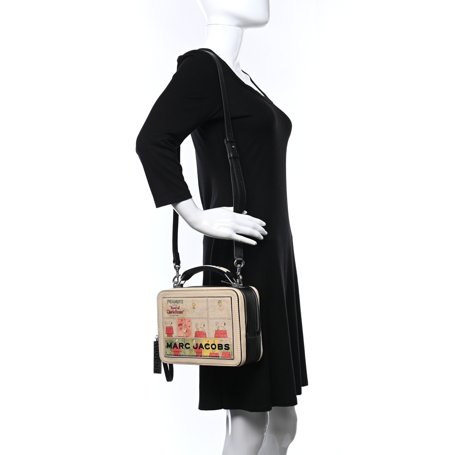 Marc Jacobs X Peanuts Calfskin The Box Crossbody Multicolor 2 of 11