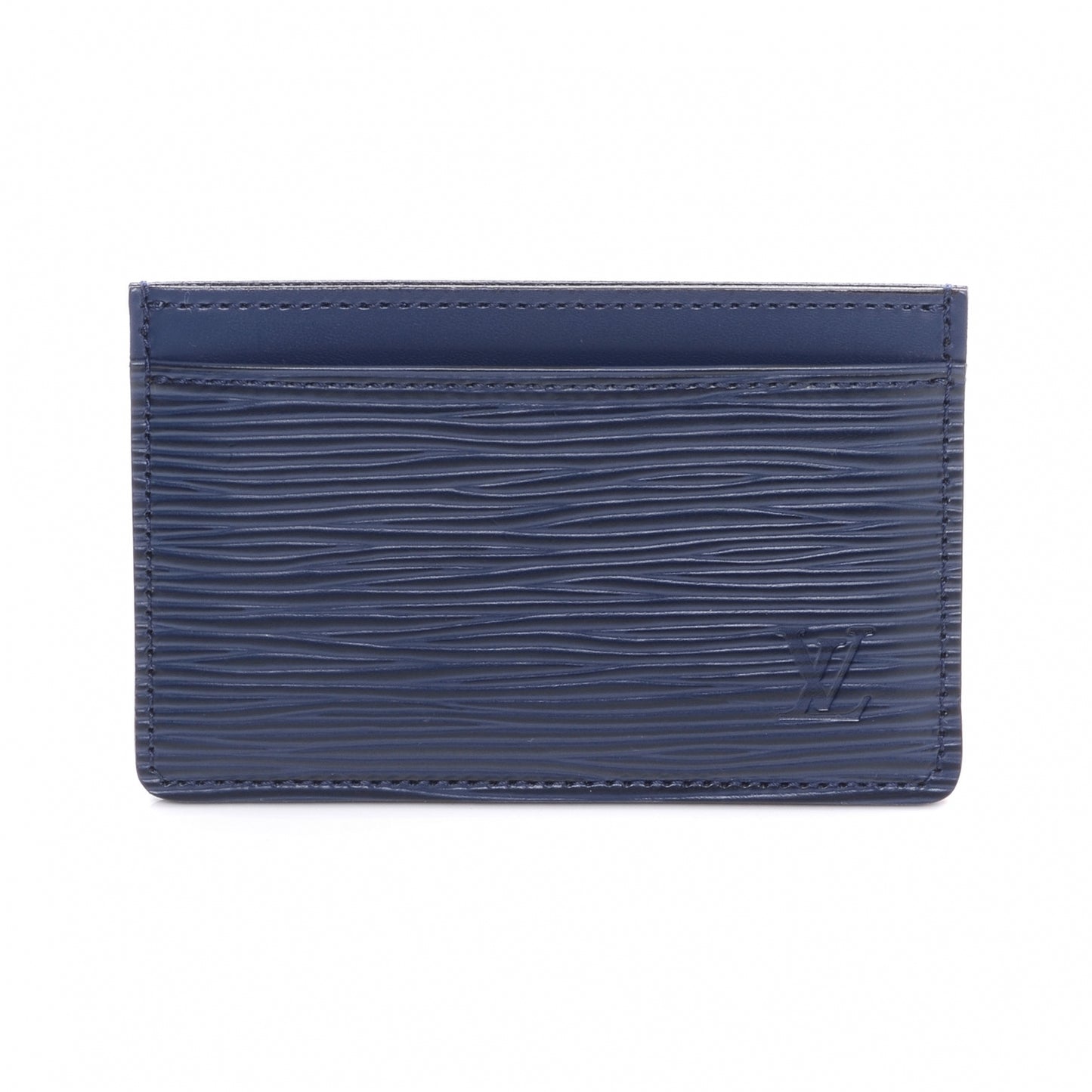 Epi Card Holder Indigo