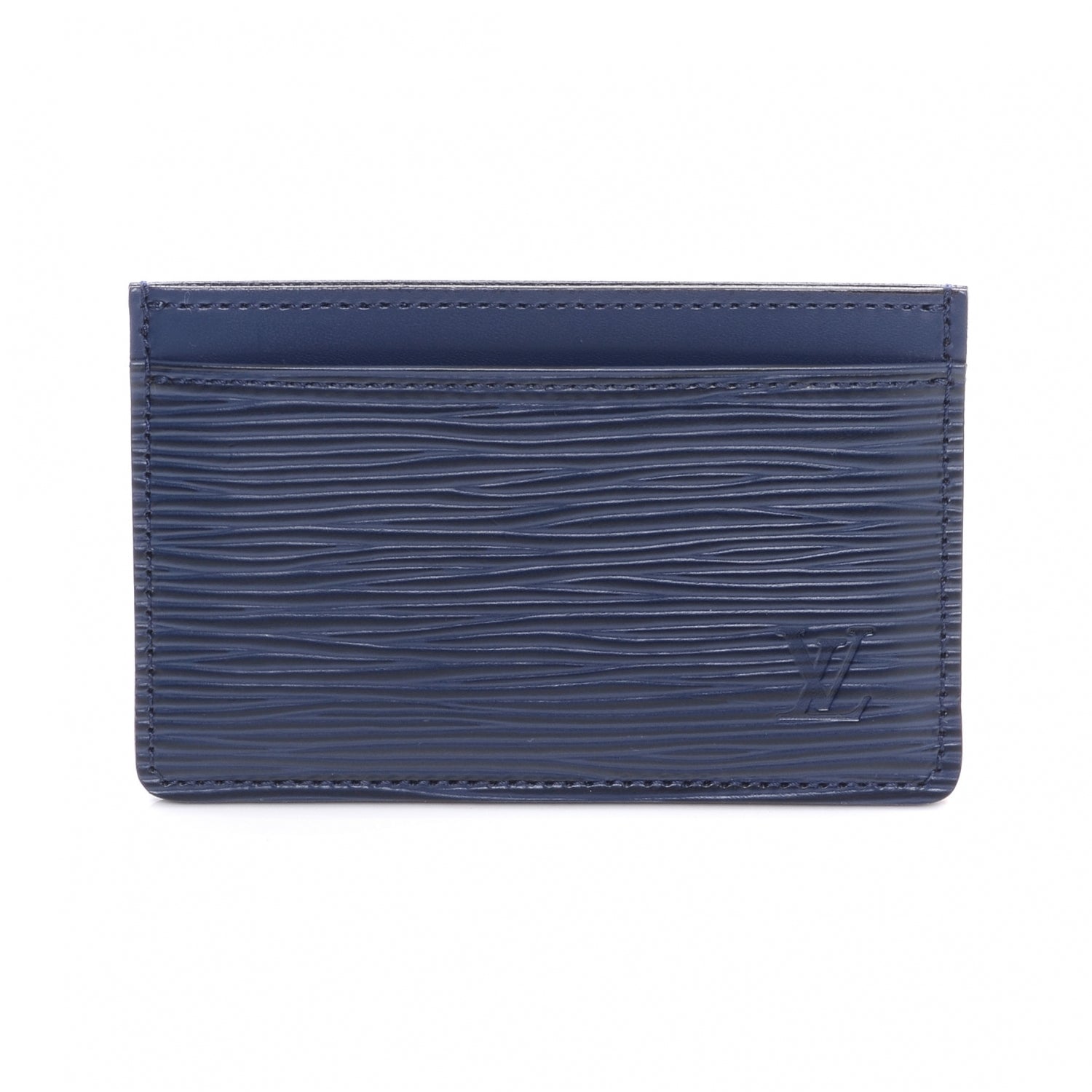 Louis Vuitton Epi Card Holder Indigo 1 of 6