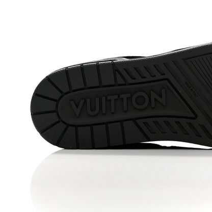 Louis Vuitton Suede Mens LV Trainer Sneakers 9.5 Black 9 of 9