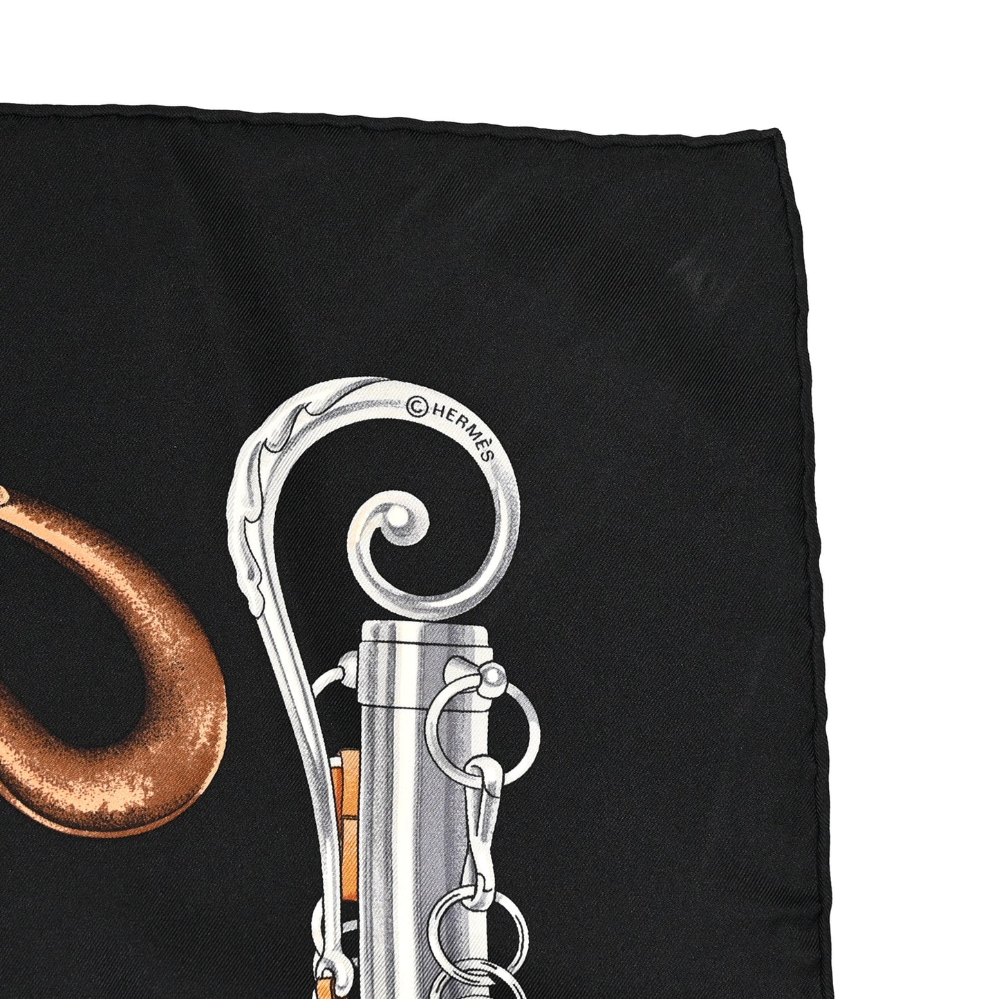 Silk Attelage En Arbalete Scarf 90