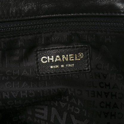 Chanel Lambskin Small Olsen Shoulder Bag Black 7 of 10