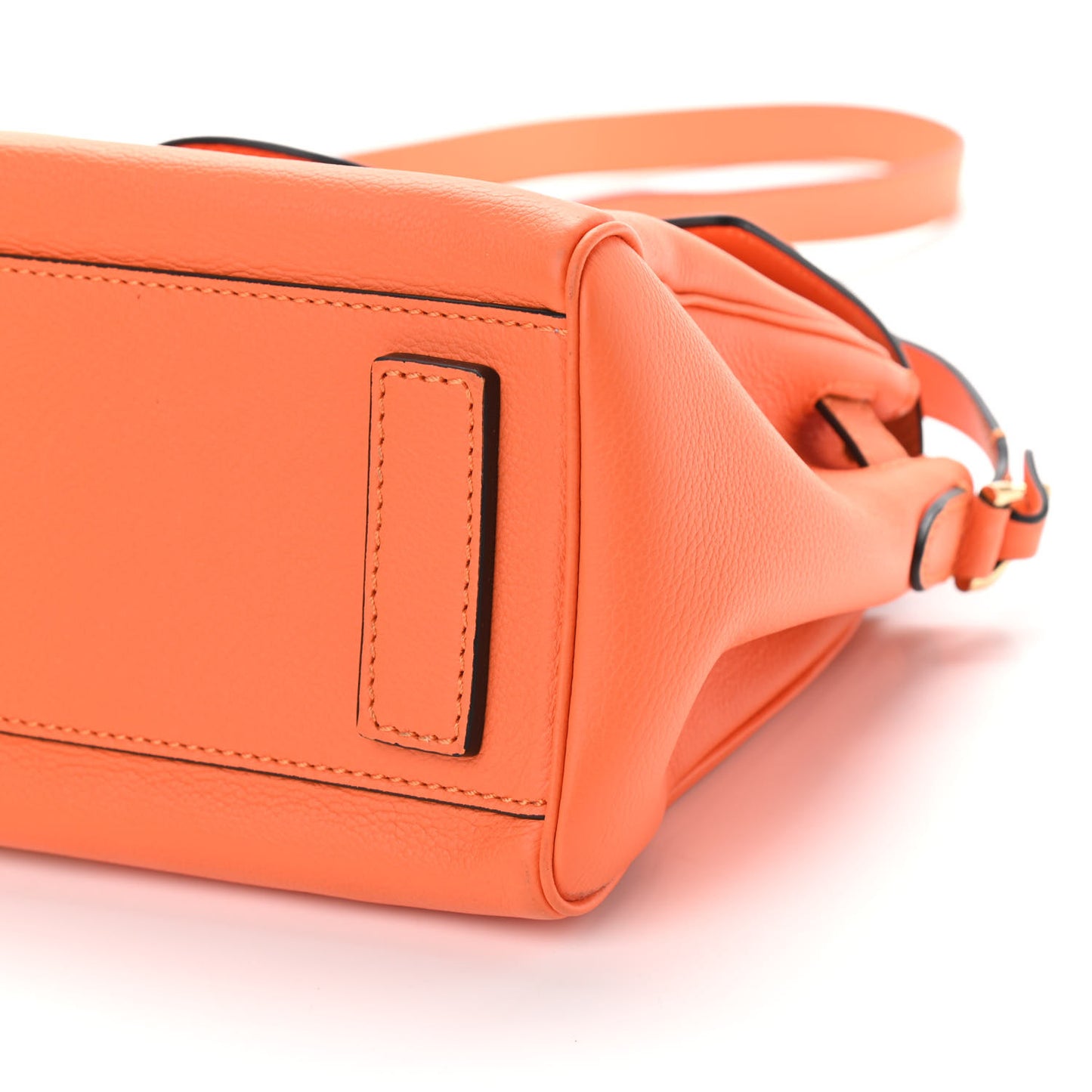 Calfskin Medium La Medusa Top Handle Handbag Orange