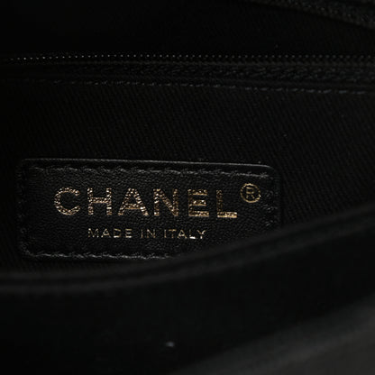 Chanel Caviar Lizard Quilted Mini Coco Handle Flap Black 6 of 11